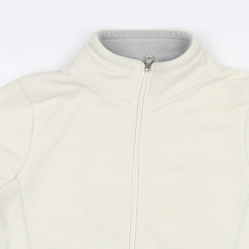 BHS Womens White Jacket Size 12 Zip