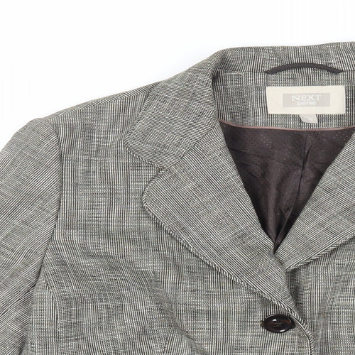 NEXT Womens Grey Jacket Blazer Size 16 Button