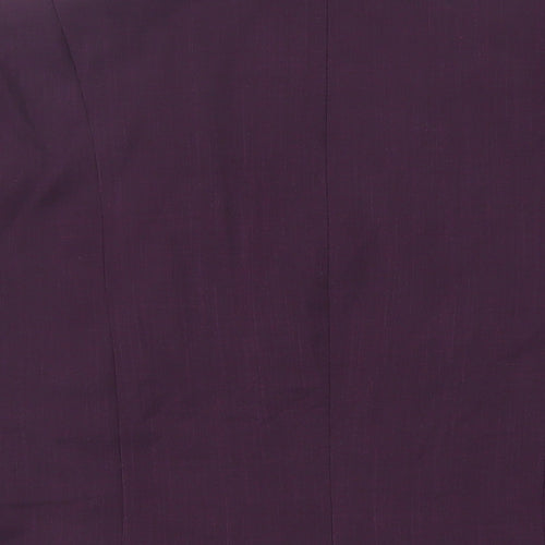 Bonmarché Womens Purple Jacket Blazer Size 18 Button