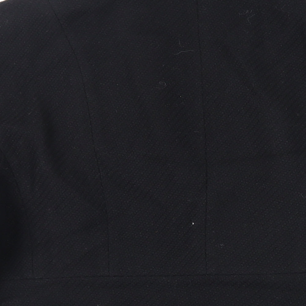 Marks and Spencer Womens Black Jacket Blazer Size 22 Button