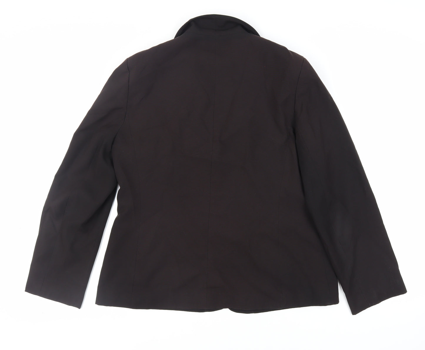 BHS Womens Black Jacket Blazer Size 16 Button