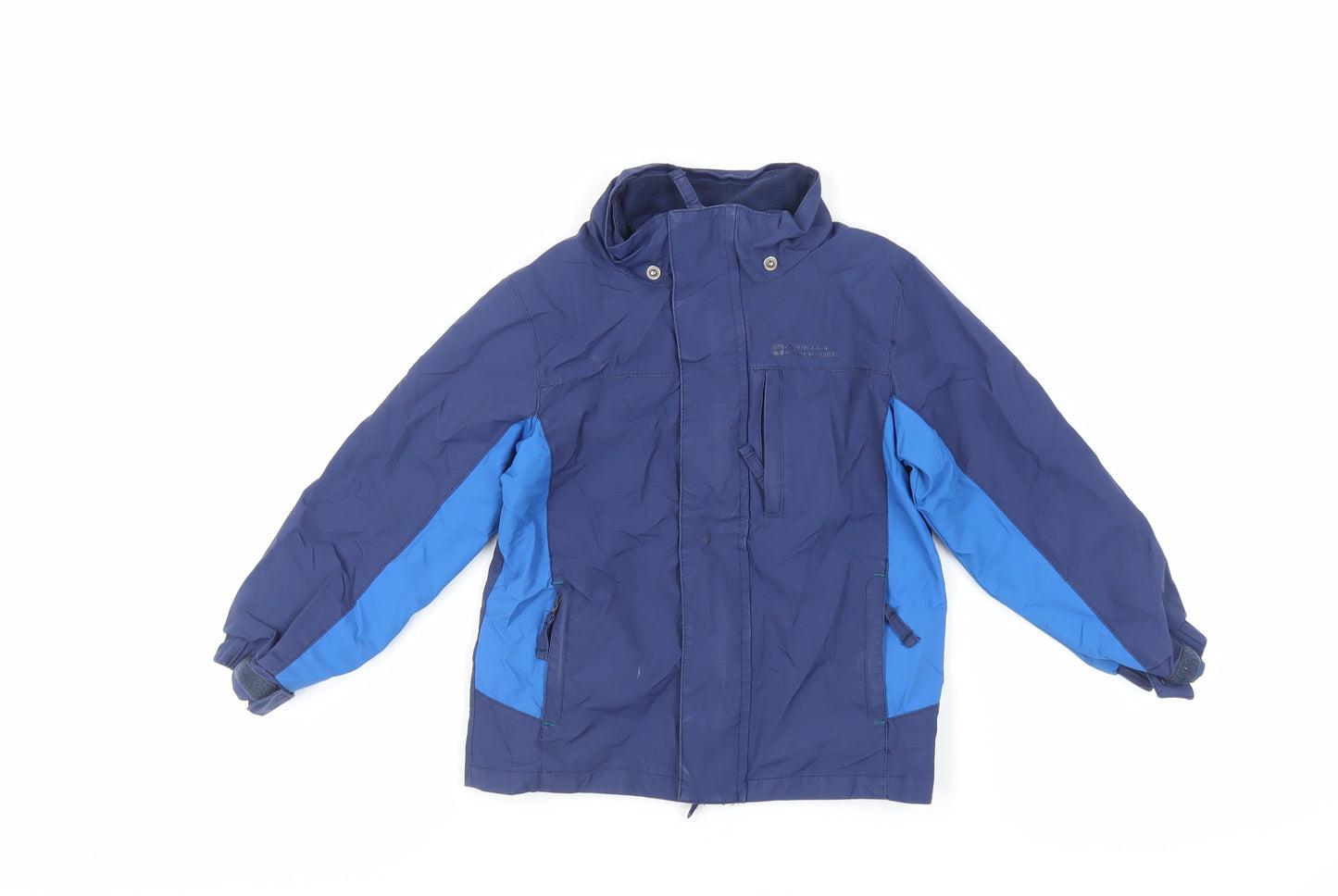 Mountain Warehouse Boys Blue Windbreaker Jacket Size 3-4 Years Zip - Water Resistant