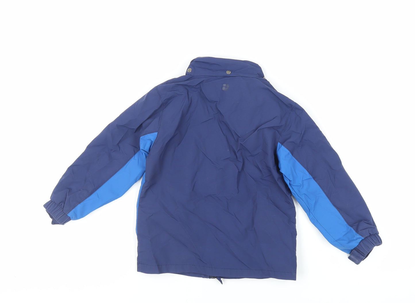 Mountain Warehouse Boys Blue Windbreaker Jacket Size 3-4 Years Zip - Water Resistant