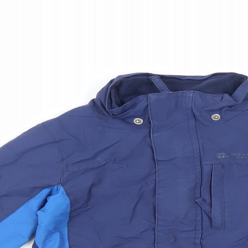 Mountain Warehouse Boys Blue Windbreaker Jacket Size 3-4 Years Zip - Water Resistant