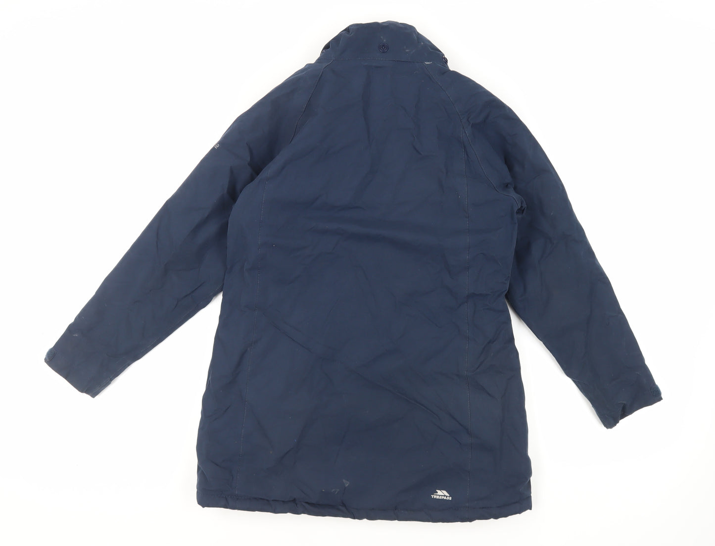 Trespass Boys Blue Windbreaker Jacket Size 9-10 Years Zip - Technical Waterproof Windproof