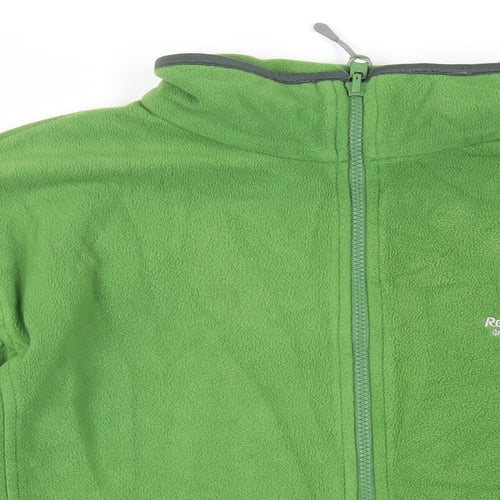 Regatta Mens Green Jacket Size M Zip - Zipped Pockets