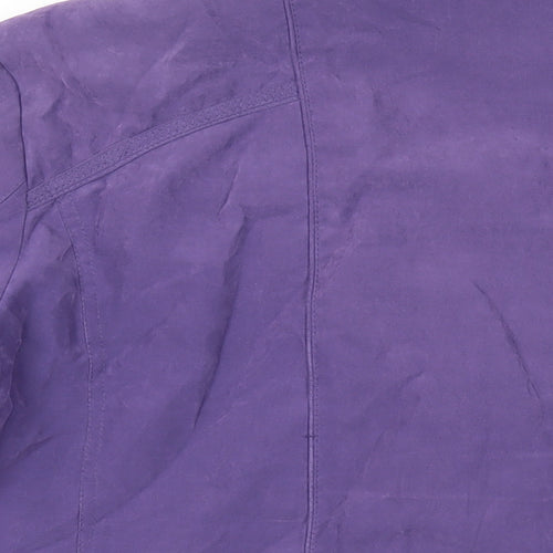 EWM Womens Purple Jacket Size 20 Zip