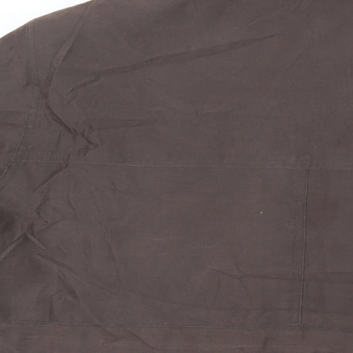 Debenhams Womens Brown Jacket Size 18 Zip - Zipped Pockets