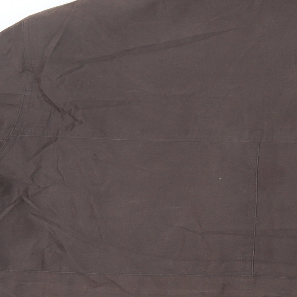 Debenhams Womens Brown Jacket Size 18 Zip - Zipped Pockets
