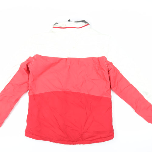 The Edge Womens Red Ski Jacket Jacket Size 12 Zip - Technical Waterproof Windproof