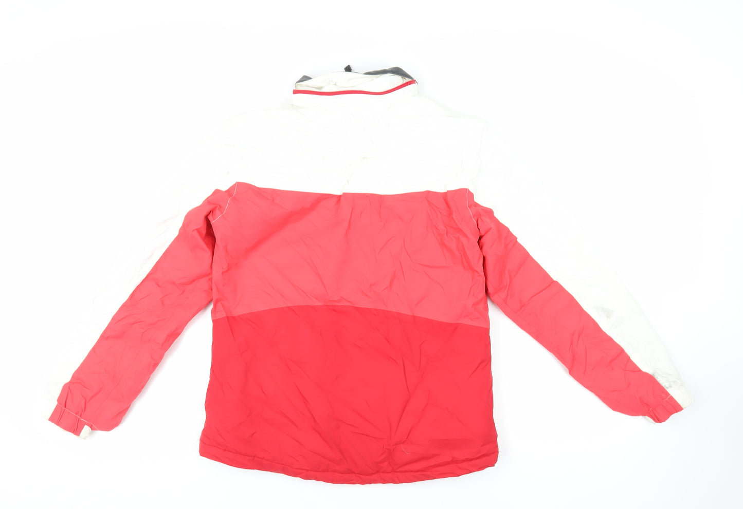 The Edge Womens Red Ski Jacket Jacket Size 12 Zip - Technical Waterproof Windproof