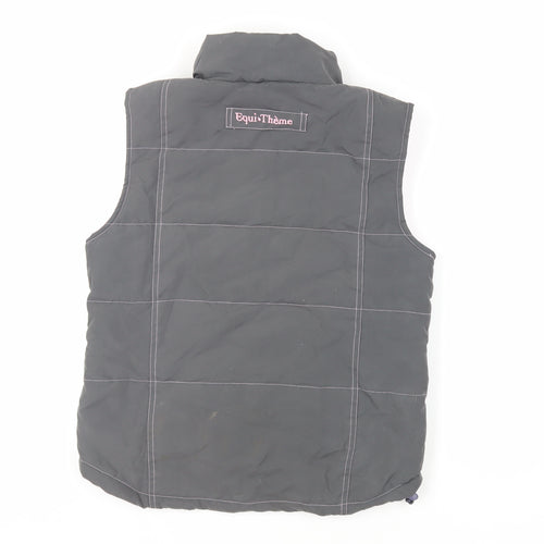 Equi Théme Womens Grey Gilet Jacket Size XS Zip