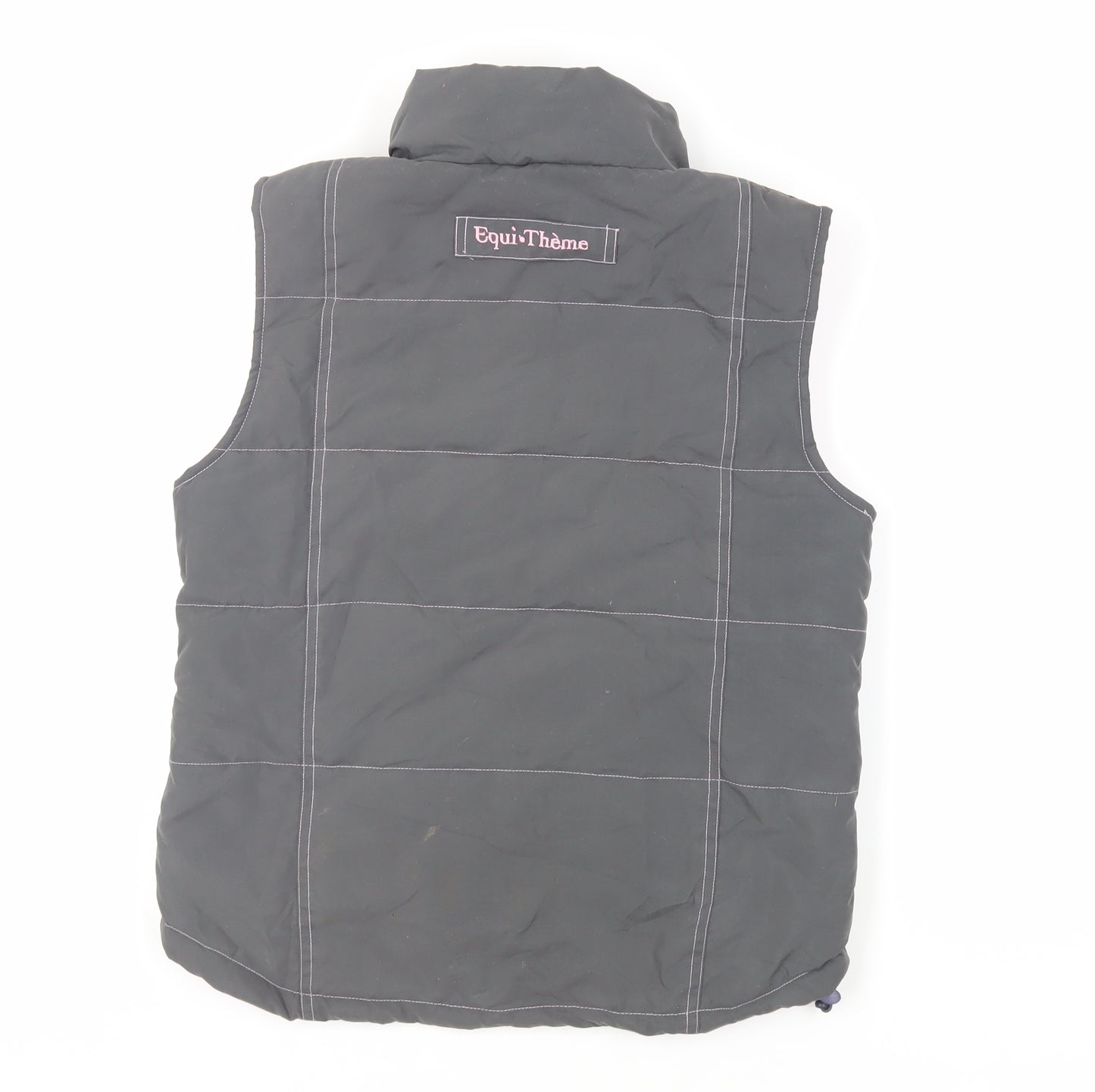 Equi Théme Womens Grey Gilet Jacket Size XS Zip