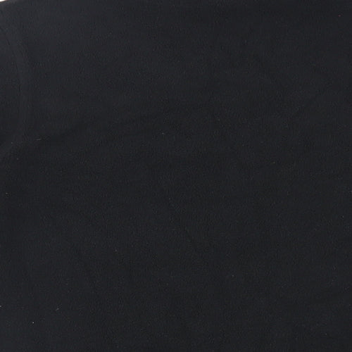Cotton Traders Womens Black Polyester Pullover Sweatshirt Size 16 Pullover