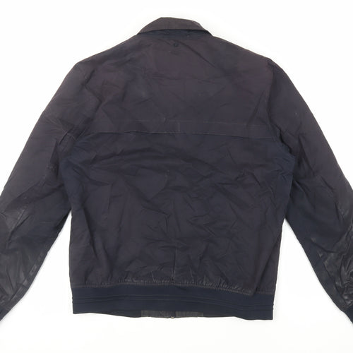 NEXT Mens Black Bomber Jacket Jacket Size M Zip