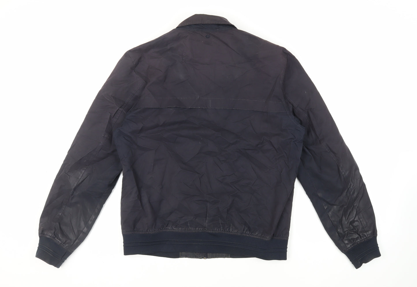 NEXT Mens Black Bomber Jacket Jacket Size M Zip