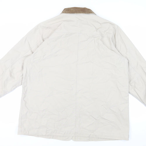 L.L. Bean Womens Beige Jacket Size 2XL Button