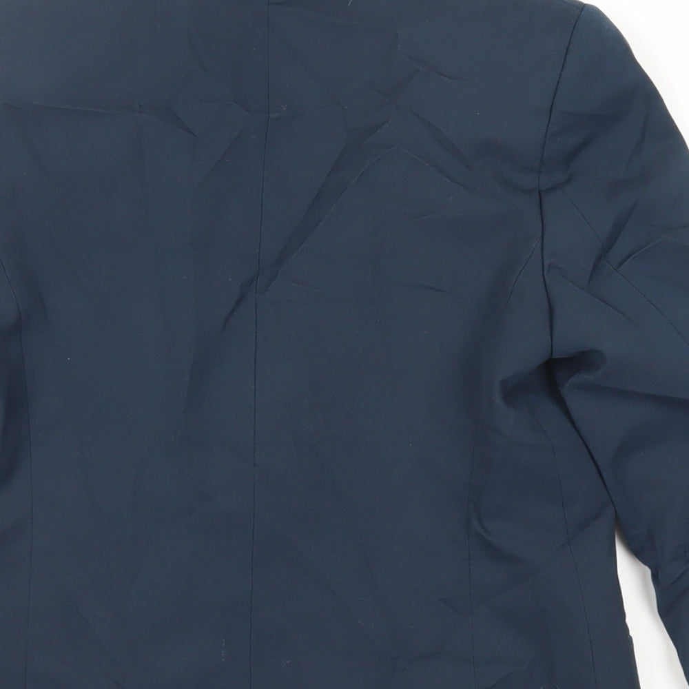 Marks and Spencer Boys Blue Jacket Blazer Size 9-10 Years Button