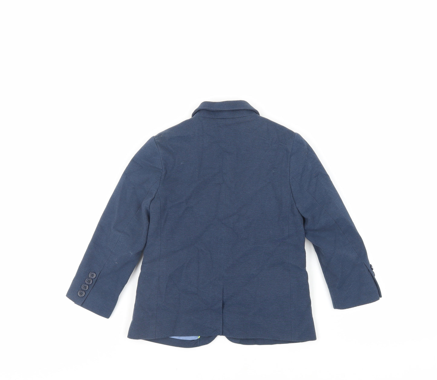 H&M Boys Blue Jacket Blazer Size 2-3 Years Button