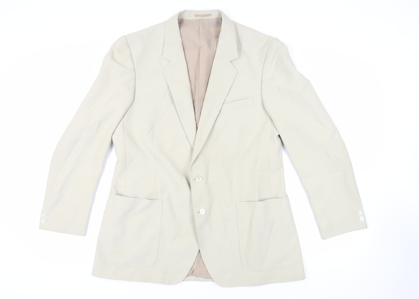 Honorbilt Mens Green Polyester Jacket Blazer Size 44 Regular