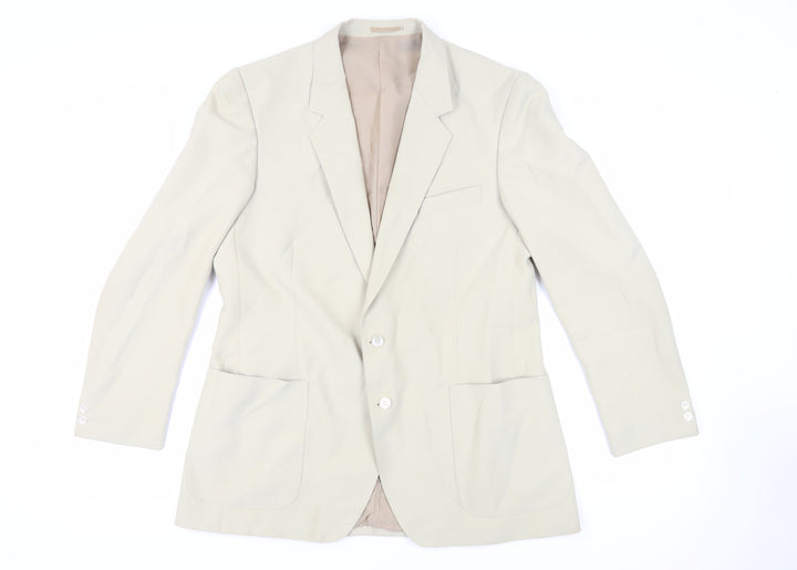Honorbilt Mens Green Polyester Jacket Blazer Size 44 Regular