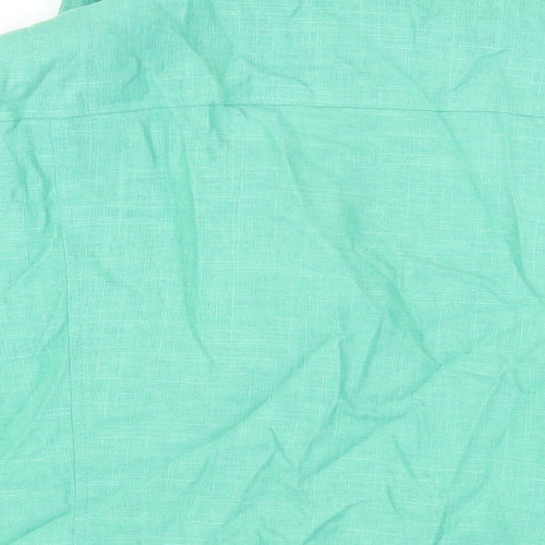 BHS Womens Green Jacket Blazer Size 18 Button