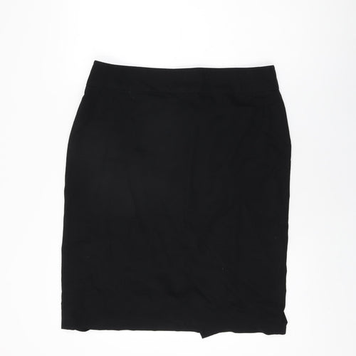 Betty Barclay Womens Black Viscose Straight & Pencil Skirt Size 14 Zip