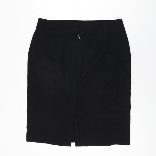 Betty Barclay Womens Black Viscose Straight & Pencil Skirt Size 14 Zip