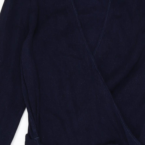 NEXT Womens Blue Cotton Jumpsuit One-Piece Size 16 L29 in Pullover