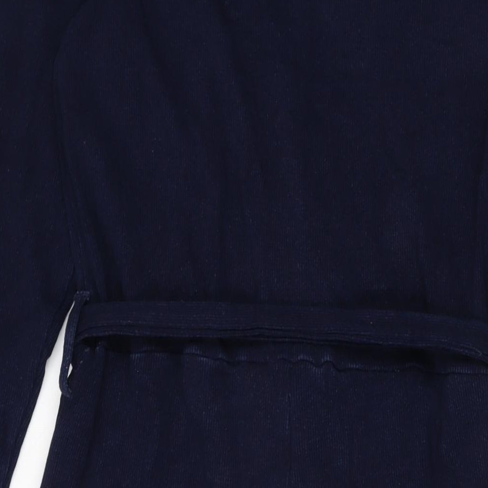 NEXT Womens Blue Cotton Jumpsuit One-Piece Size 16 L29 in Pullover