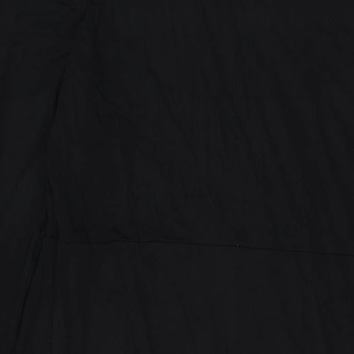 Marks and Spencer Womens Black Viscose A-Line Size 18 V-Neck Pullover