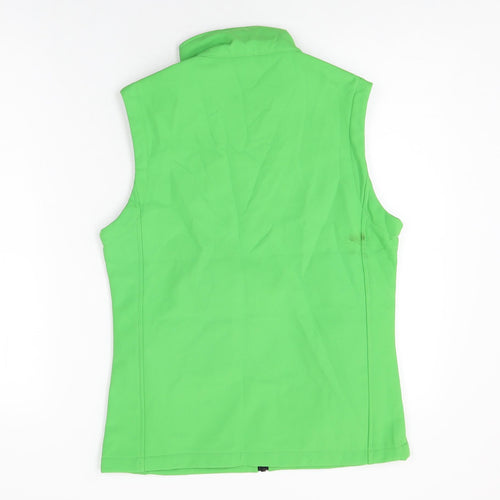 Result Core Womens Green Gilet Jacket Size XS Zip