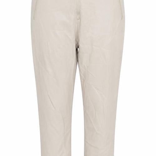 In the Style Womens Brown Polyurethane Trousers Size 39 in L28 in Regular Zip