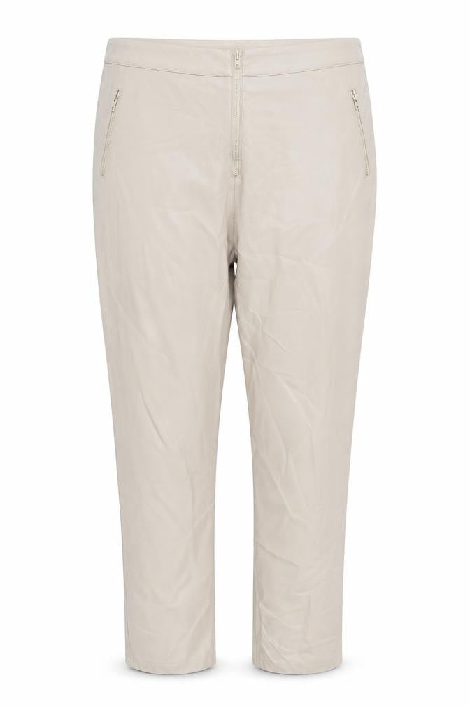 In the Style Womens Brown Polyurethane Trousers Size 39 in L28 in Regular Zip