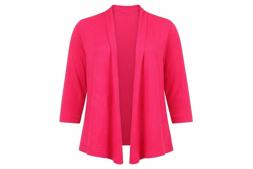 CC Womens Pink V-Neck Viscose Cardigan Jumper Size M