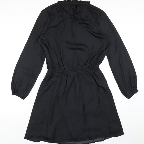 Gap Womens Black Polyester A-Line Size M V-Neck Pullover