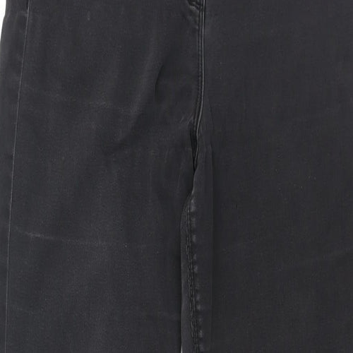 George Womens Grey Cotton Skinny Jeans Size 12 L28 in Regular Zip