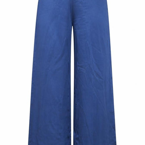 Nasty Gal Womens Blue Polyester Trousers Size 10 L32 in Regular Zip