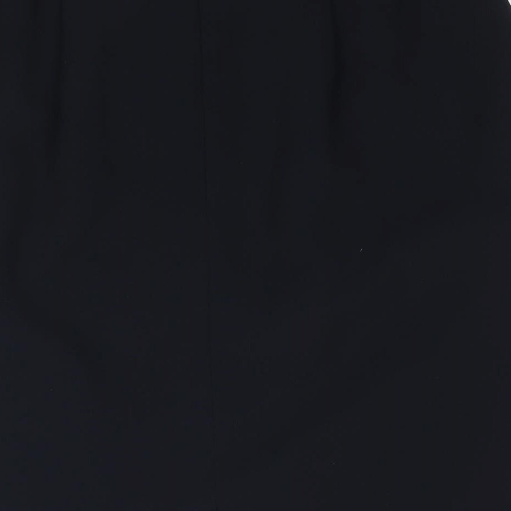 Viyella Womens Blue Polyester Straight & Pencil Skirt Size 14 Zip
