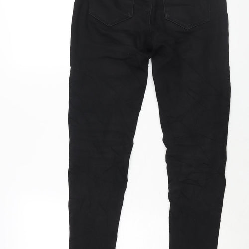 Max Jeans Womens Black Cotton Skinny Jeans Size 28 in L28 in Regular Zip