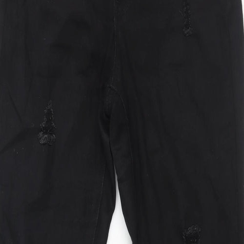 Max Jeans Womens Black Cotton Skinny Jeans Size 28 in L28 in Regular Zip
