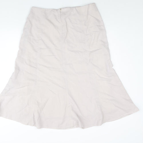 Spirito Womens Pink Polyester Trumpet Skirt Size 34 in Zip