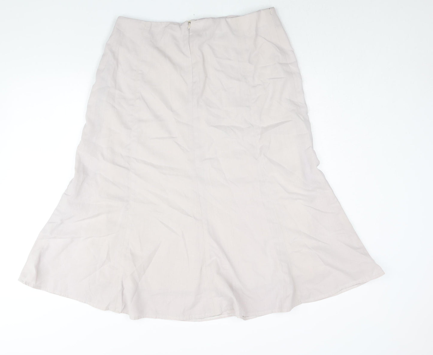 Spirito Womens Pink Polyester Trumpet Skirt Size 34 in Zip