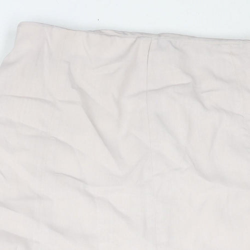 Spirito Womens Pink Polyester Trumpet Skirt Size 34 in Zip