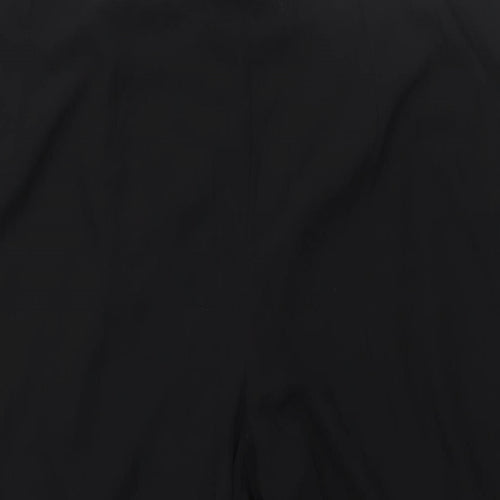R&M Richards Womens Black Polyester Trousers Size 38 in L28 in Regular Zip
