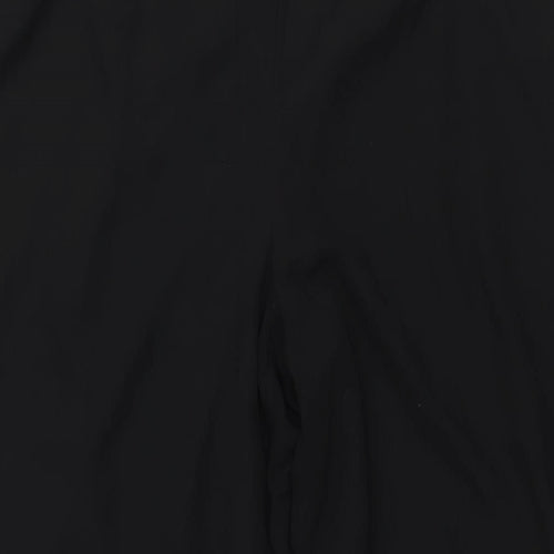R&M Richards Womens Black Polyester Trousers Size 38 in L28 in Regular Zip