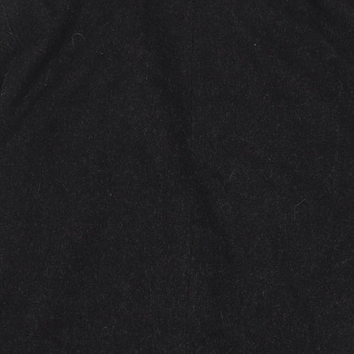 H&M Womens Grey Overcoat Coat Size 8 Button