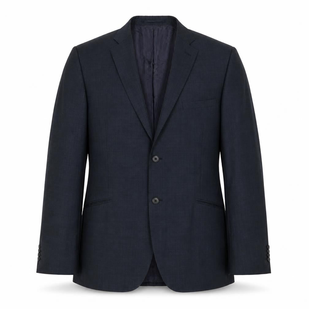 Daniel Hetcher Mens Blue Wool Jacket Suit Jacket Size 42 Regular