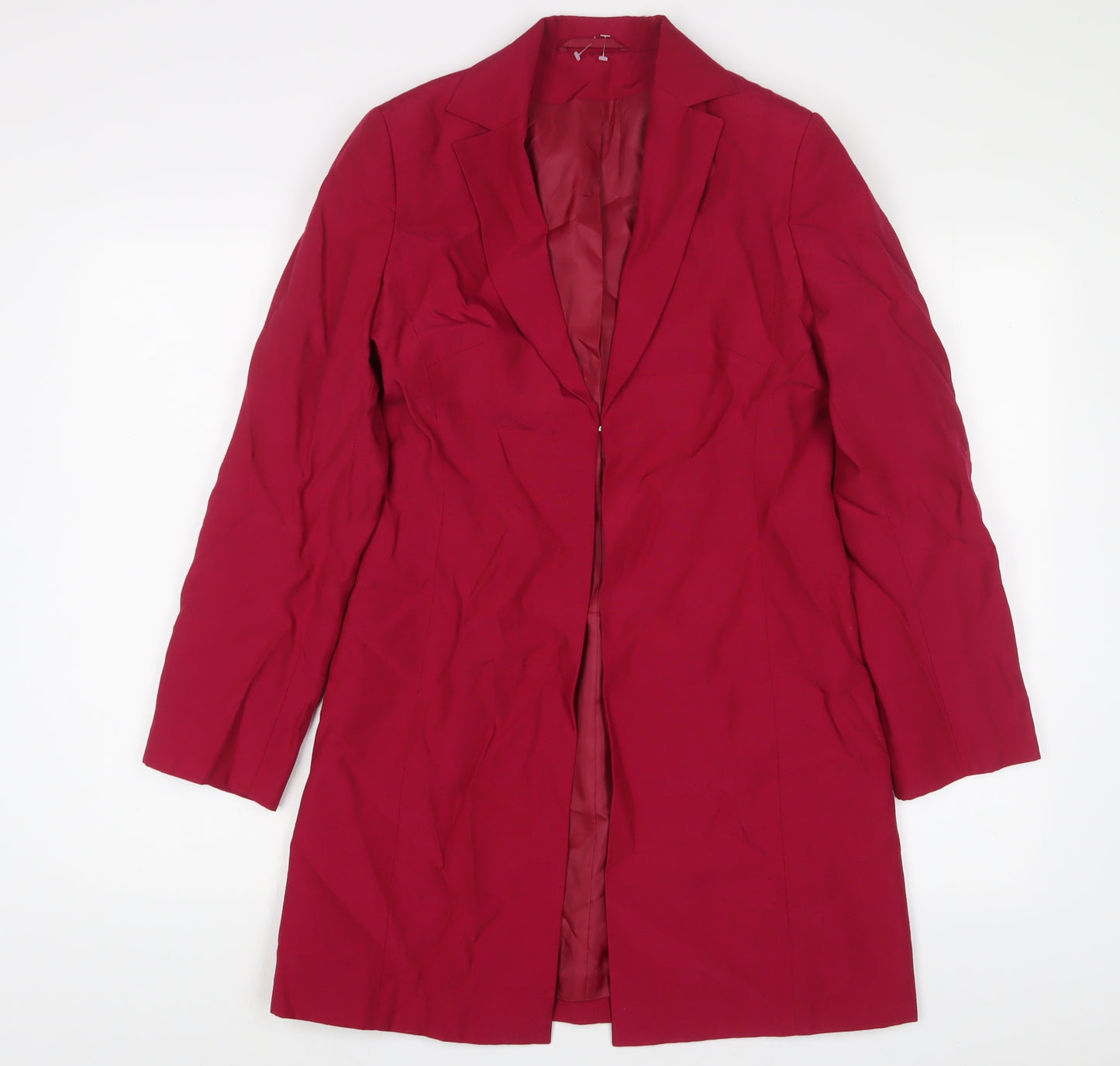 Dorothy Perkins Womens Pink Jacket Blazer Size 10 Hook & Eye