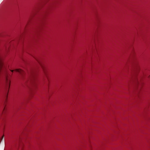 Dorothy Perkins Womens Pink Jacket Blazer Size 10 Hook & Eye